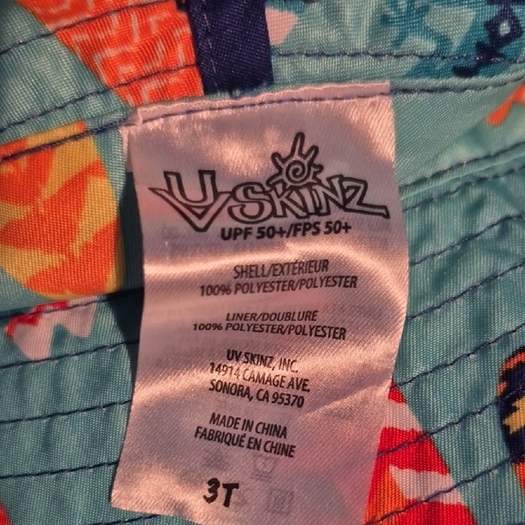 2/$20 Uv Skinz Reversible Bucke Hat Colorful Surfboard Pattern 3t - Picture 5 of 5